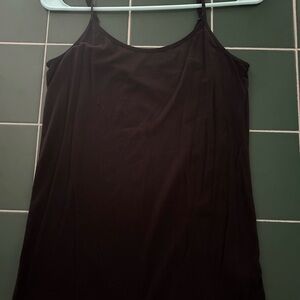 Time and Tru Black Tank Top